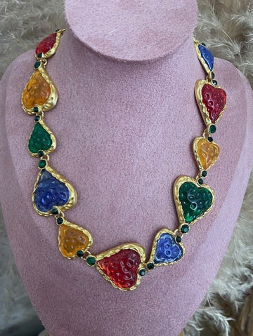 Collar corazones